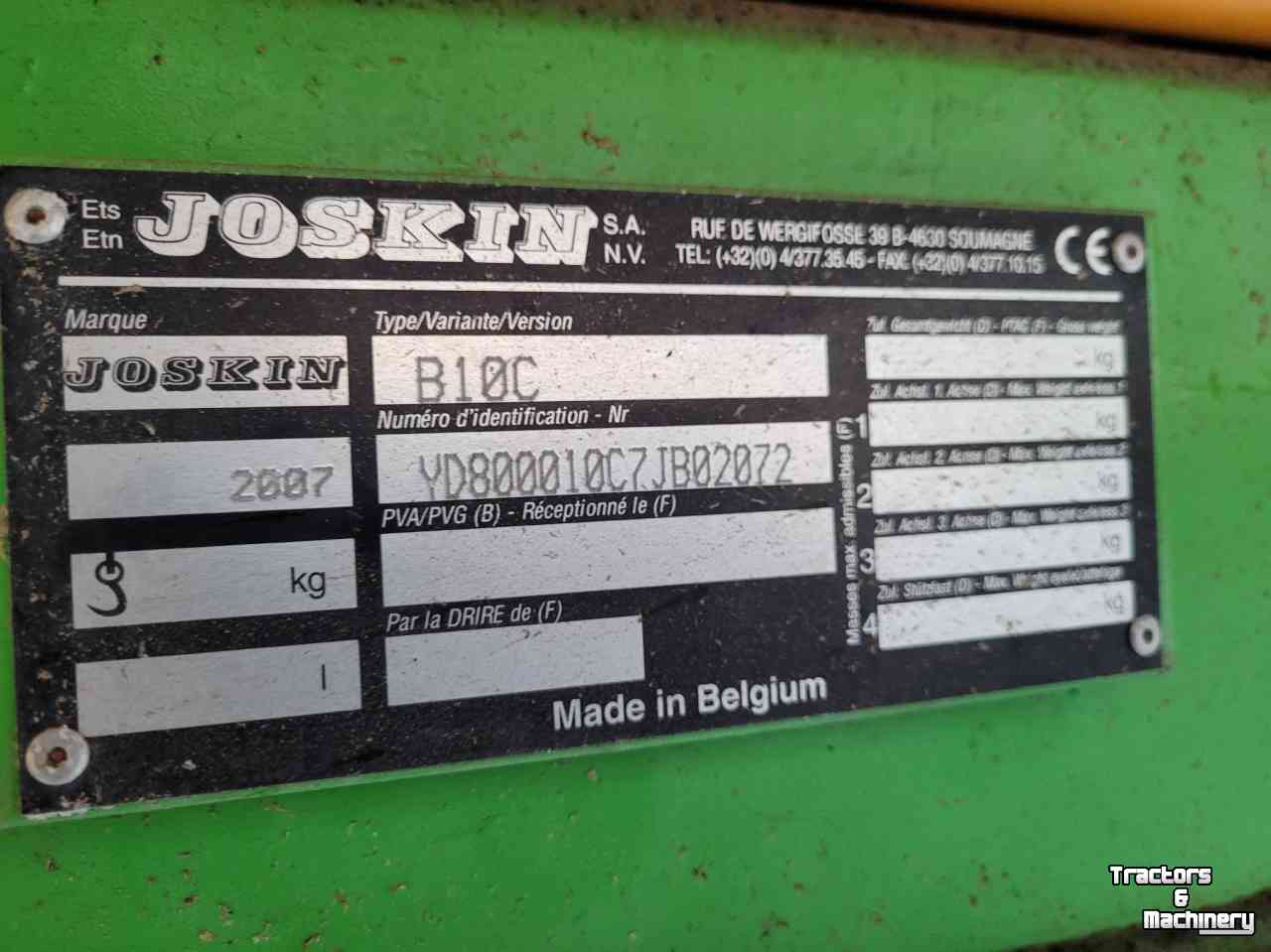 Kipper Joskin Transcap 5000/14 C 125
