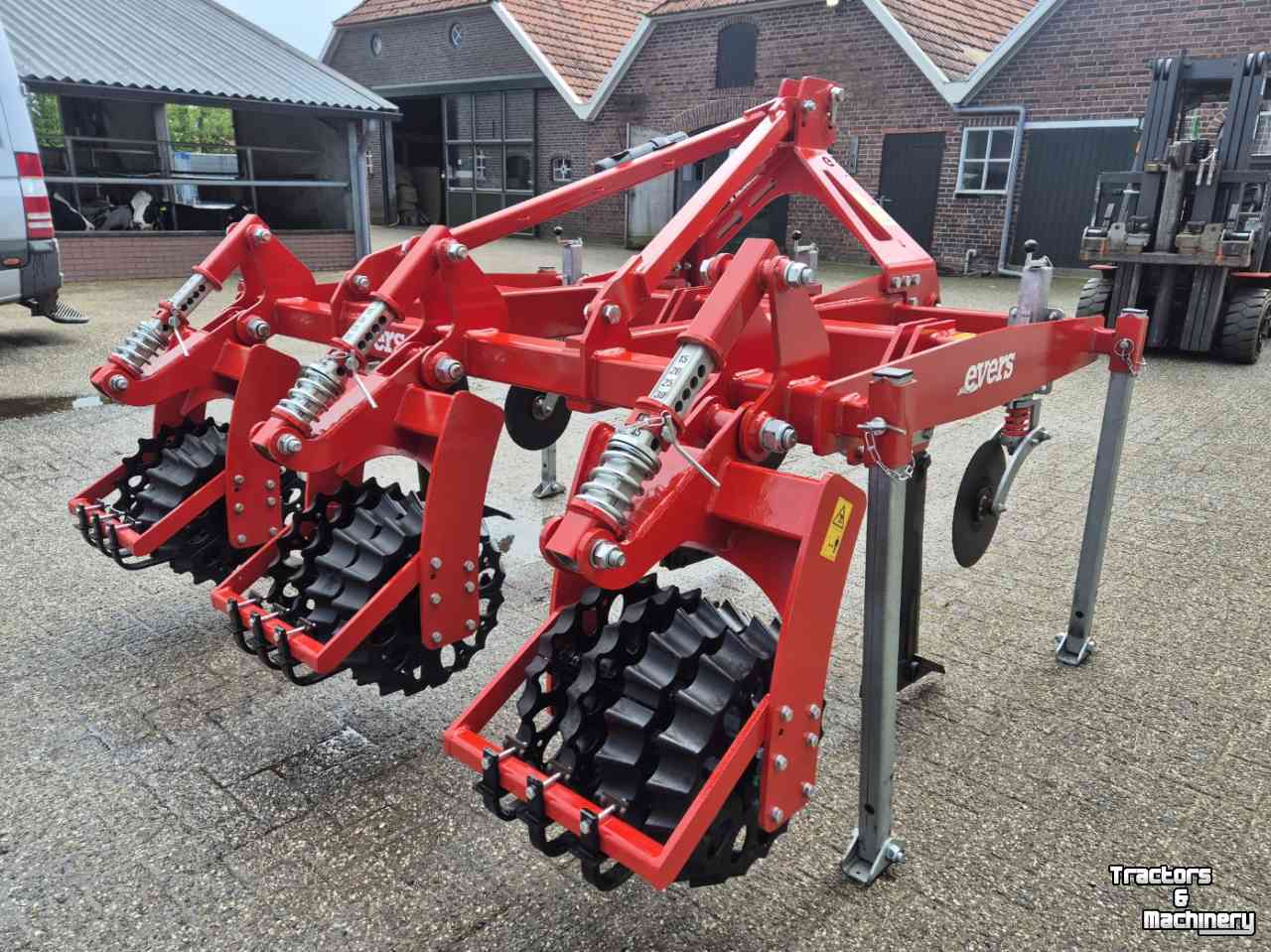 Woeler / Diepwoeler / Voorzetwoeler Evers WBG-3 graslandwoeler beluchter demo