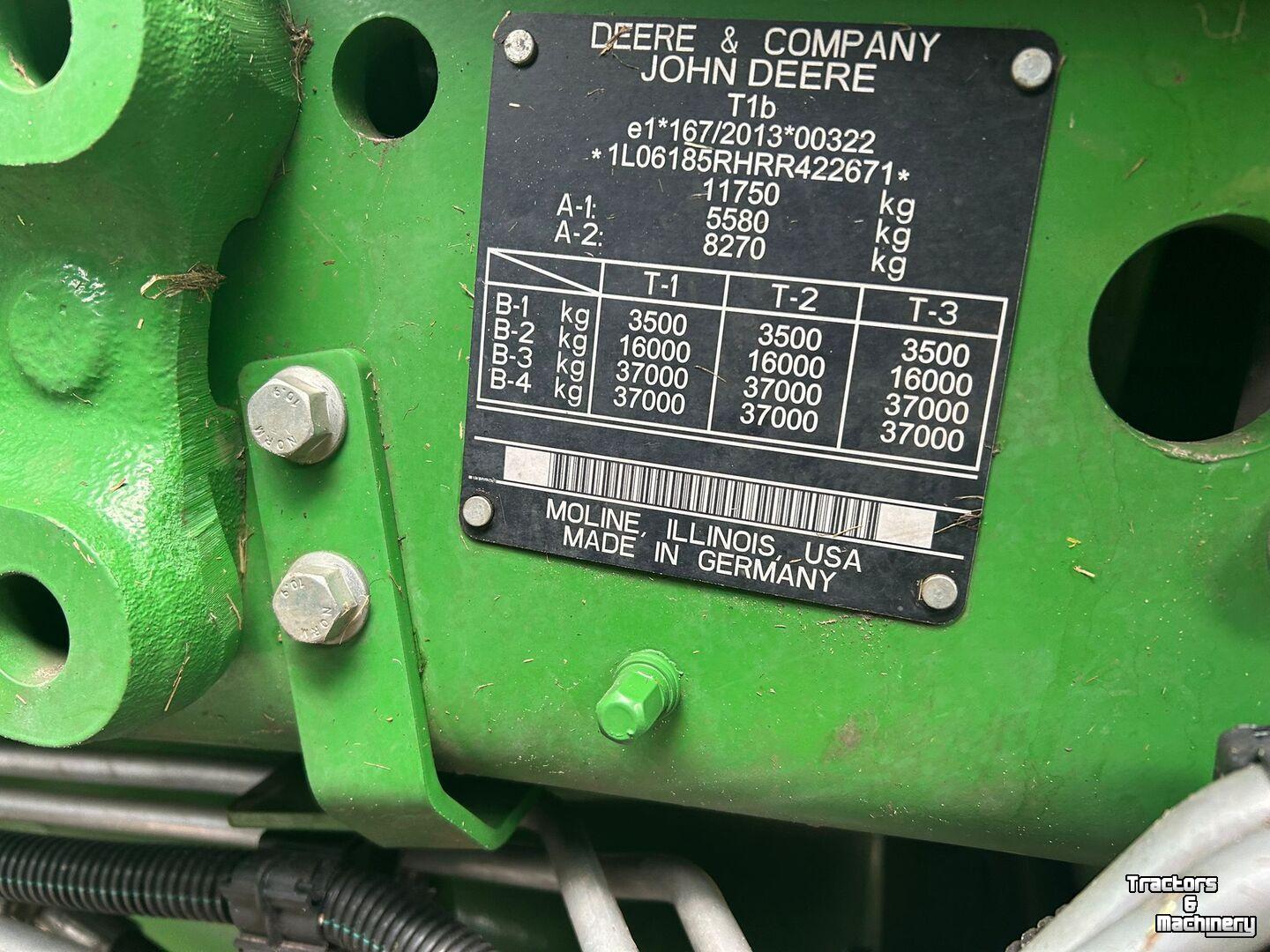 Tractor / Trekker John Deere 6R 185