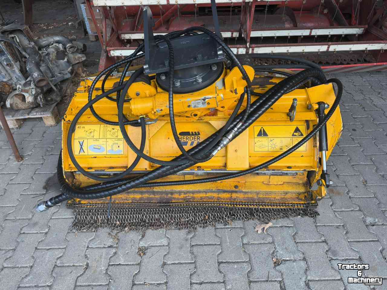Klepelmaaier Herder KMUQ 130 vijzelbak klepelmaaier