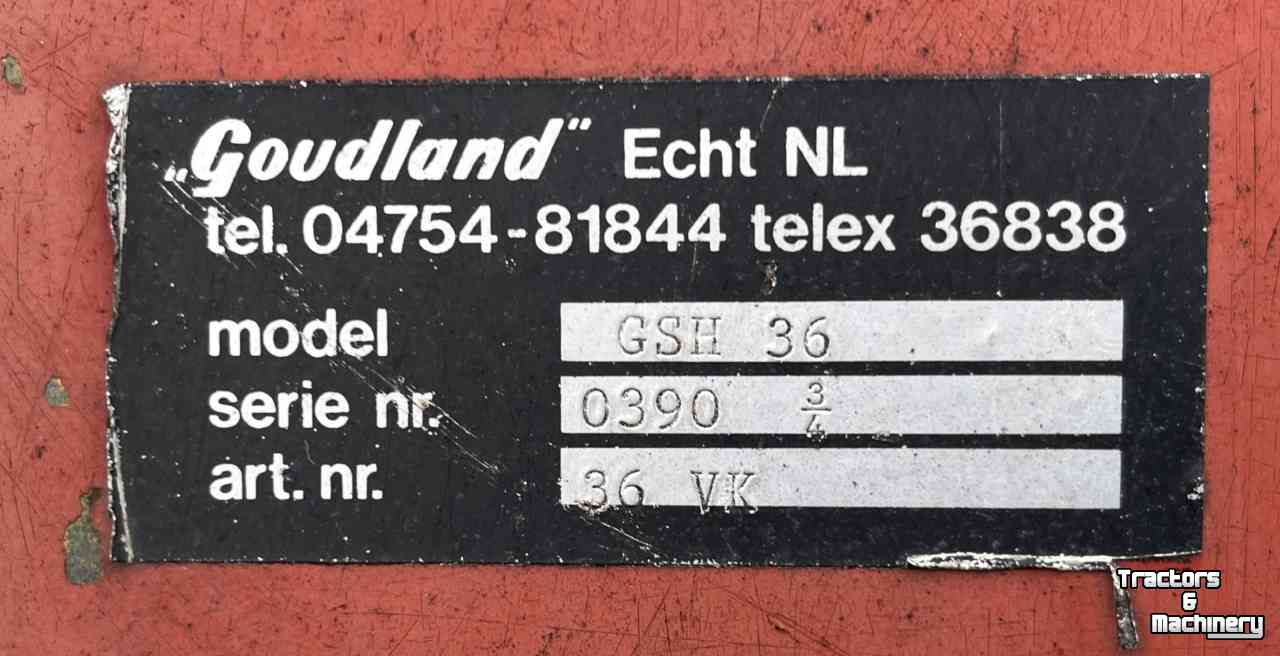 Schijveneg Goudland GSH 36 Schijveneg grondbewerking.