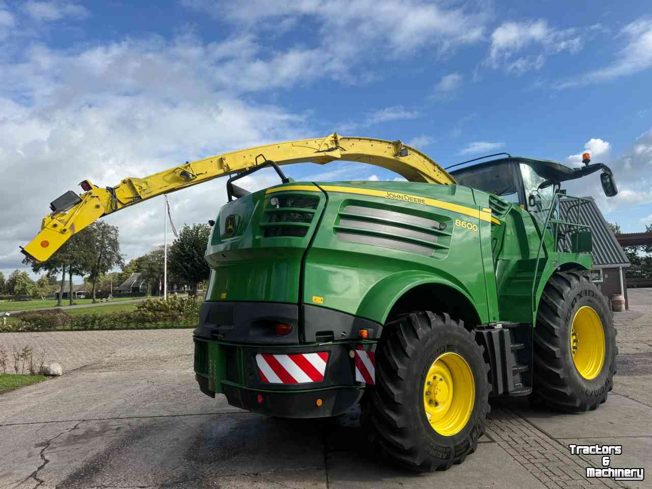 Veldhakselaar John Deere 8600 40 KM Korrelkneuzer Airco 4 WD Harvester Claas