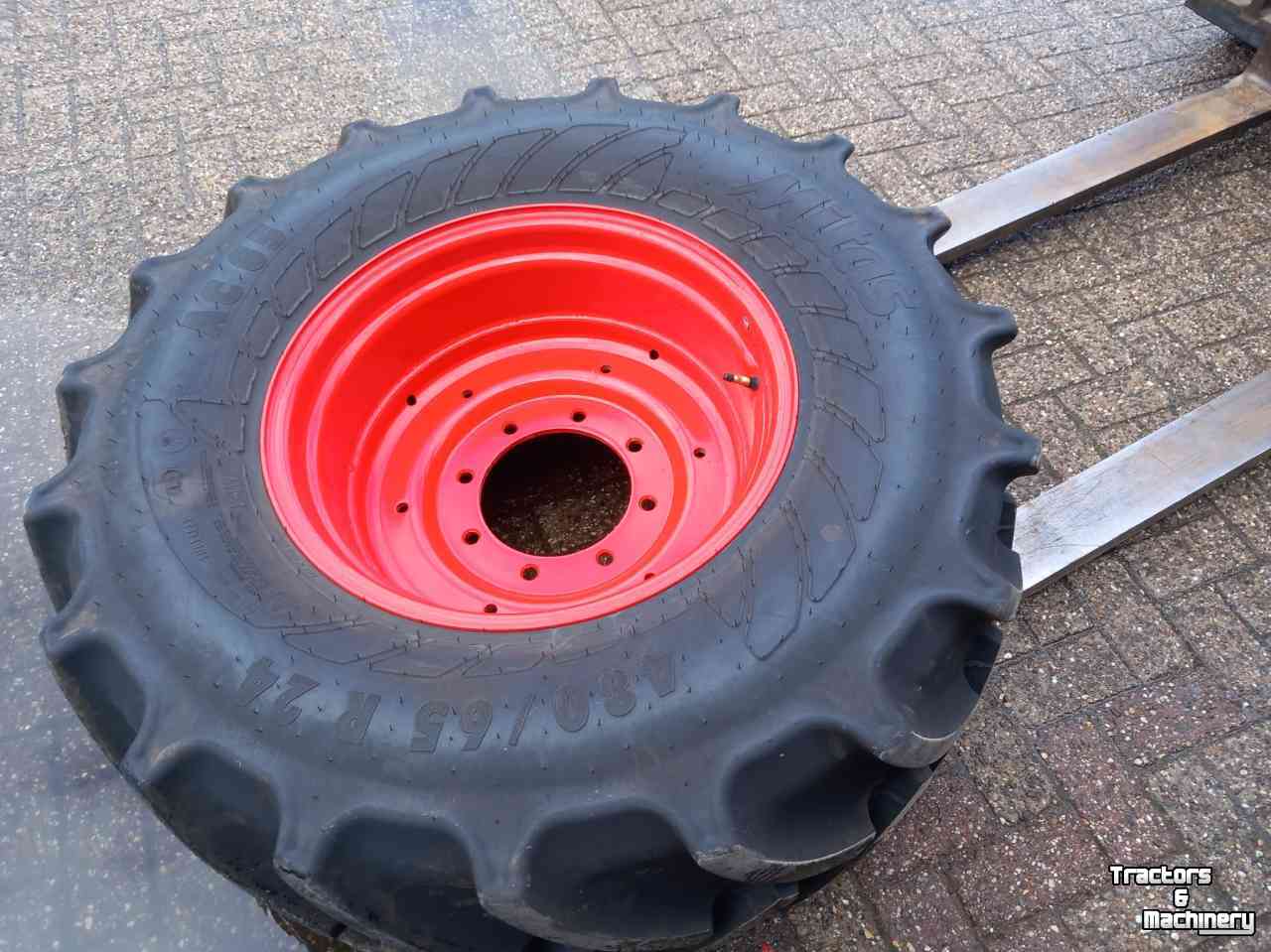 Wielen, Banden, Velgen & Afstandsringen Mitas wielenset 540/65/38 en 480/65/24 op fendt velgen