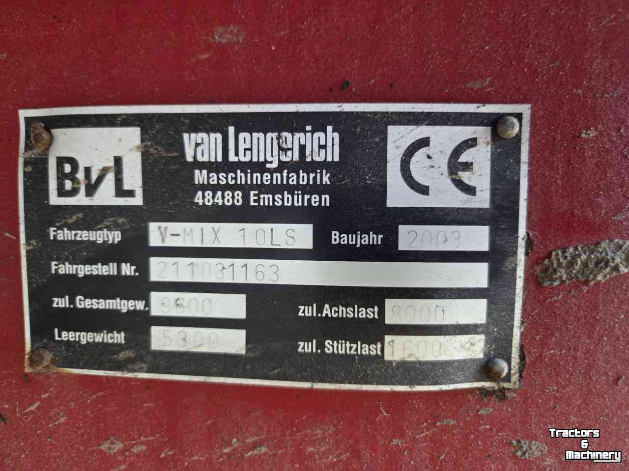 Voermengwagen BVL V-MIX 10LS
