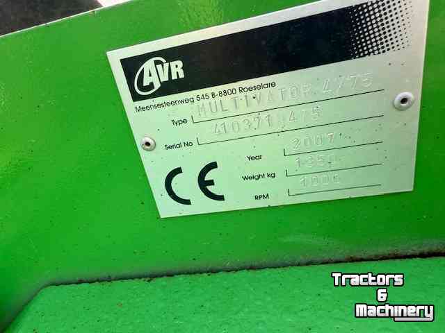 Rijenfrees AVR Multivator 4x75