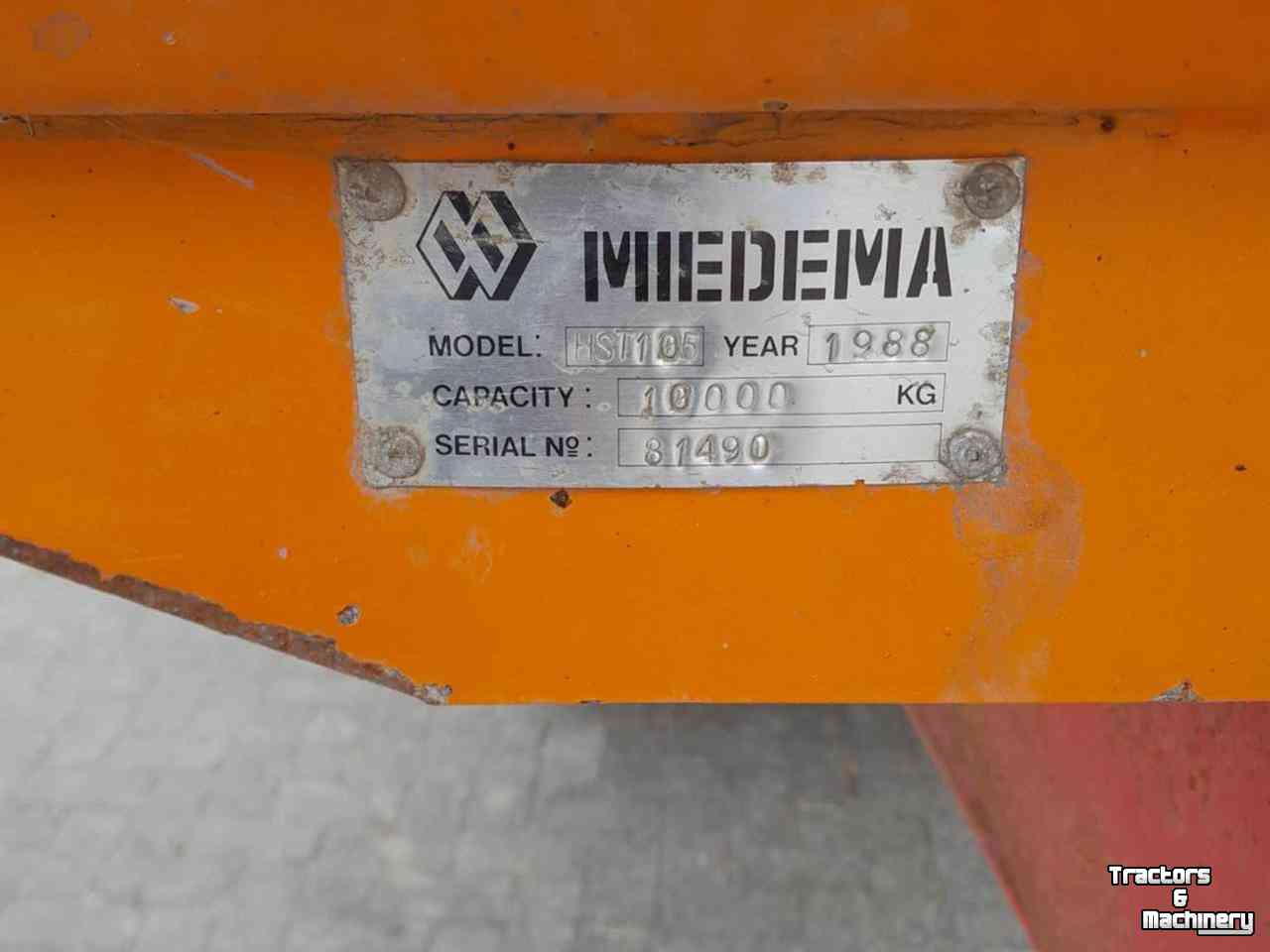 Kipper / Kiepwagen / Landbouwkipper Miedema HST105