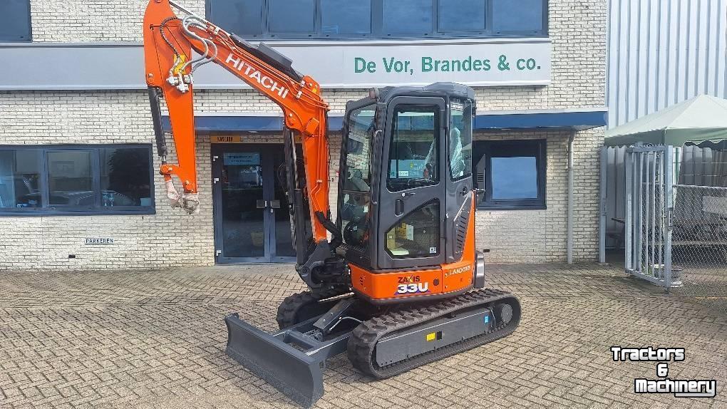 Mini-graver / Mini-graafmachine Hitachi ZX 33 U-6