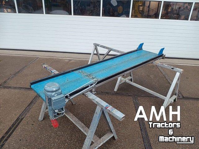 Transportband  Vlakke band 2400x500 TRANSPORTBAND VLAKKE BAND FLAT BELT CONVEYOR BELT FLACHBAND FÖRDERBAND