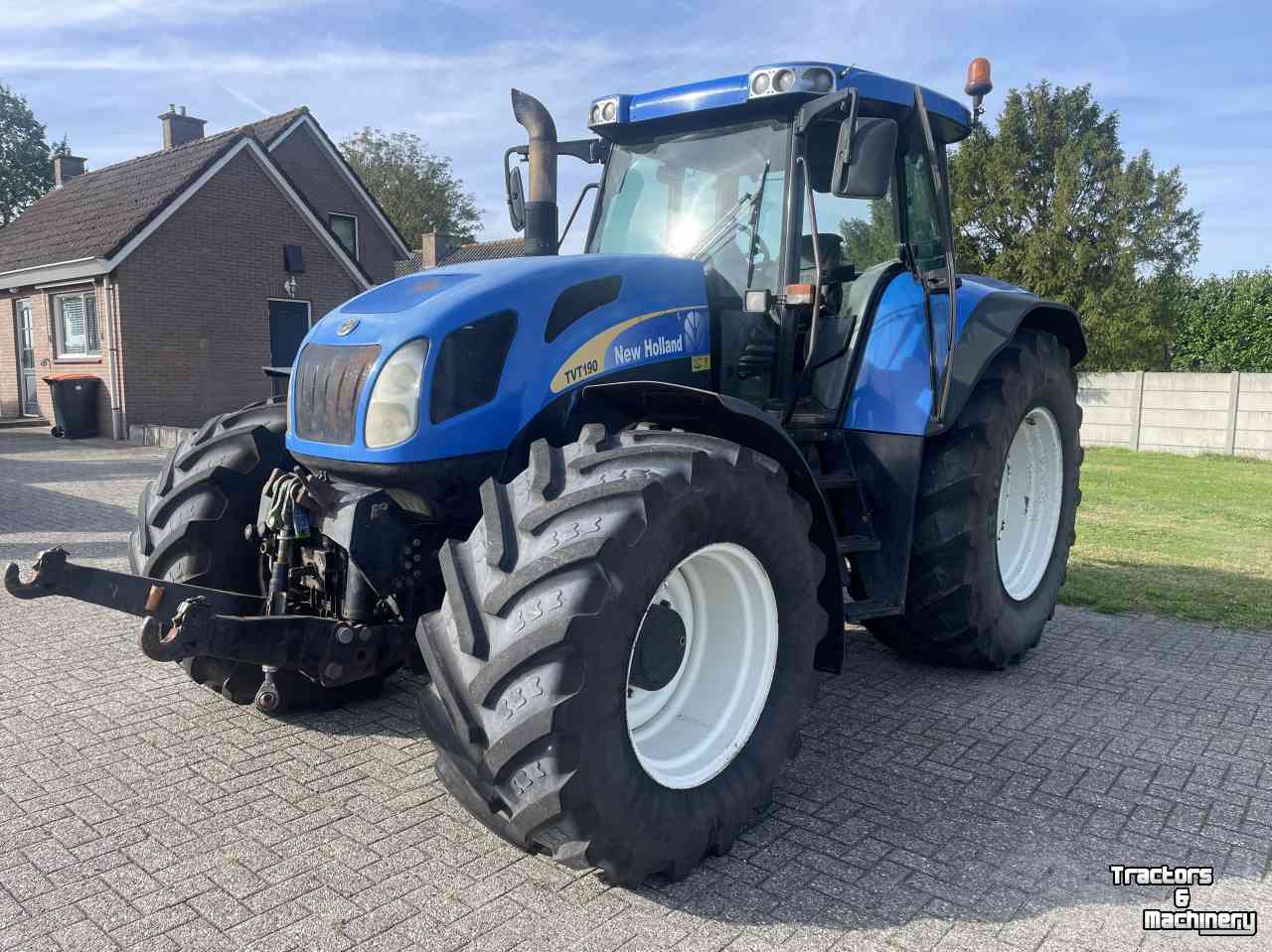 Tractor / Trekker New Holland TVT 190 Vario airco fronthef + frontpto