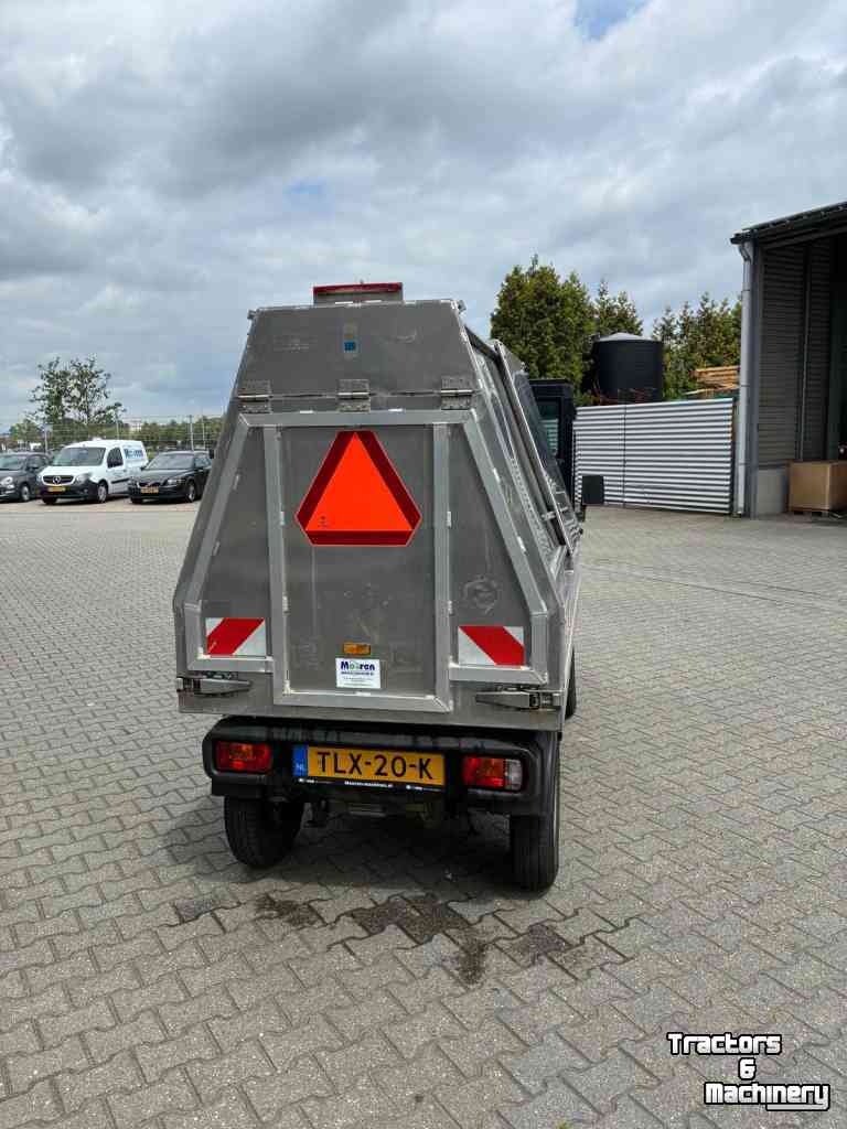 Overige tuin- en parkmachines en toebehoren Goupil G4 elektrische wagen met afval container