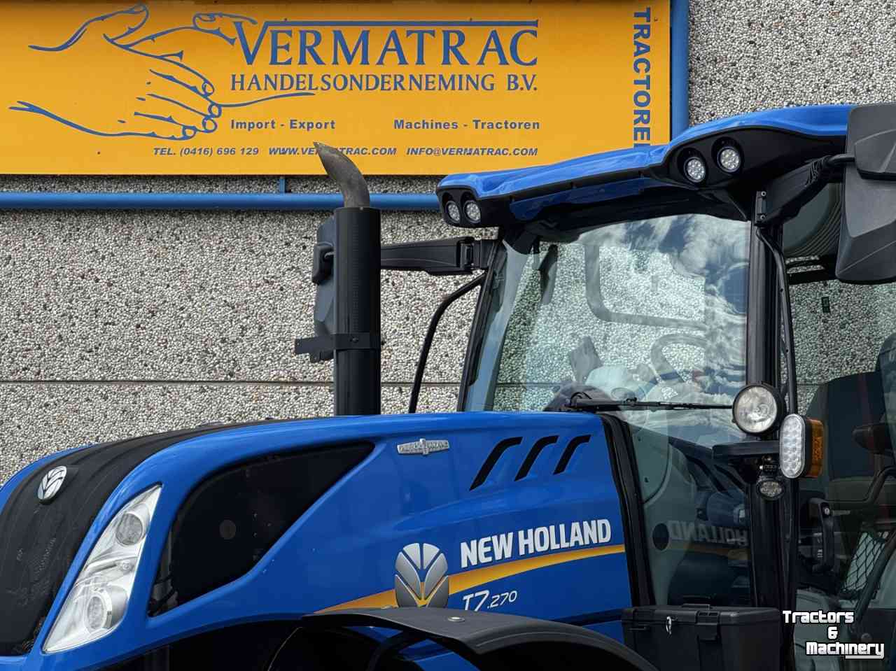 Tractor / Trekker New Holland T7.270AC Stage V Fronthef +pto Lucht  GPS  4407u