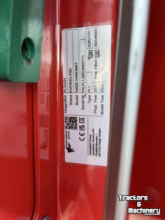Ploegen Kverneland LO 100-300 6 schaar