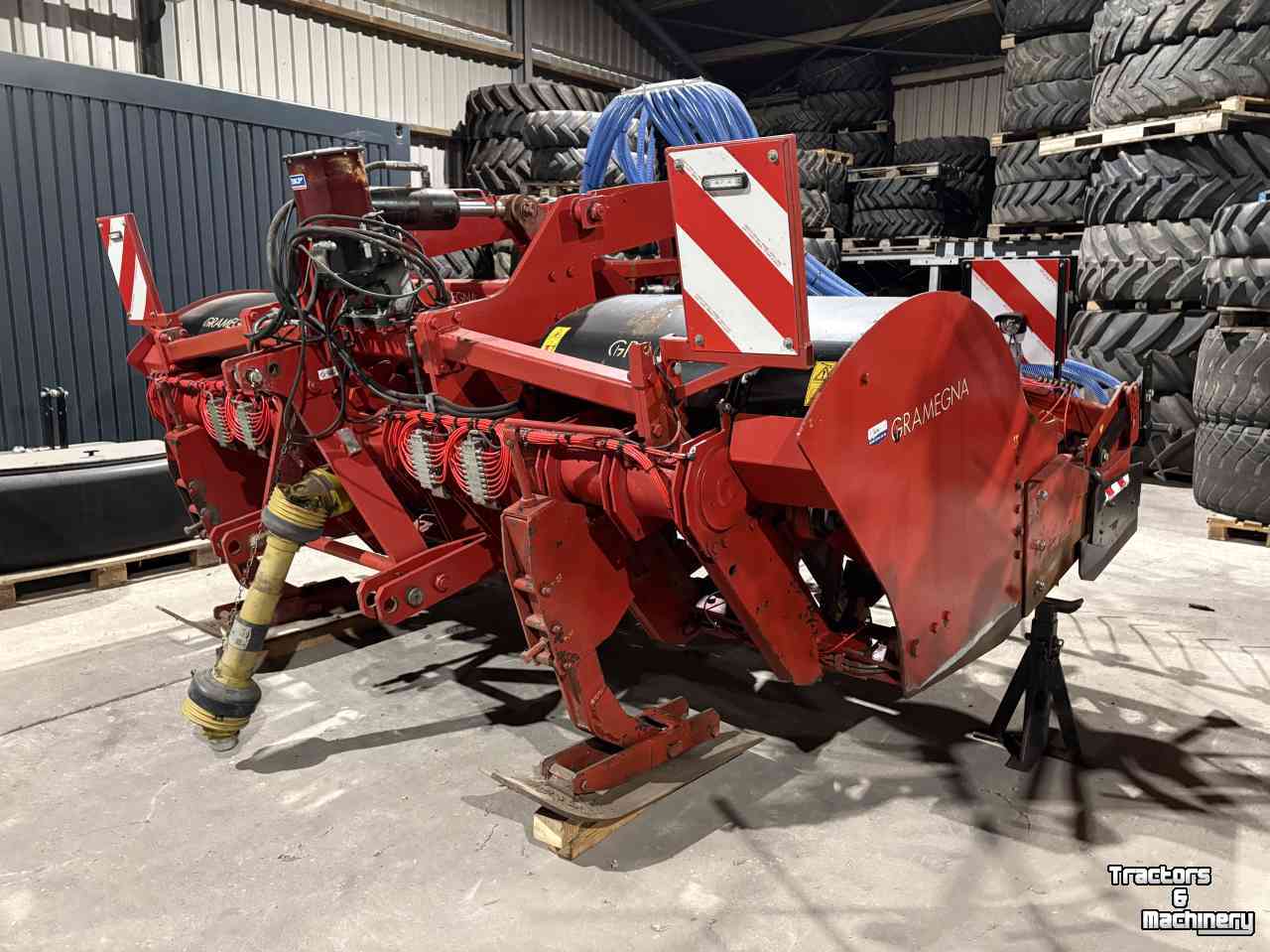 Spitmachine Gramegna V40-350 complete Spit Zaai combinatie