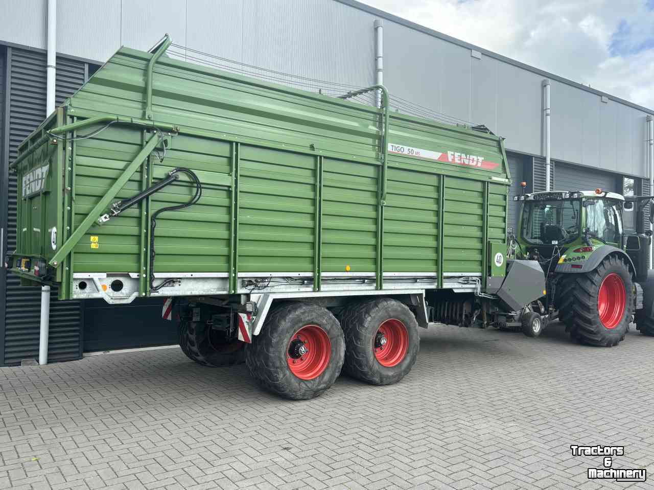 Opraapwagen Fendt Tigo 50MS Ladewagen