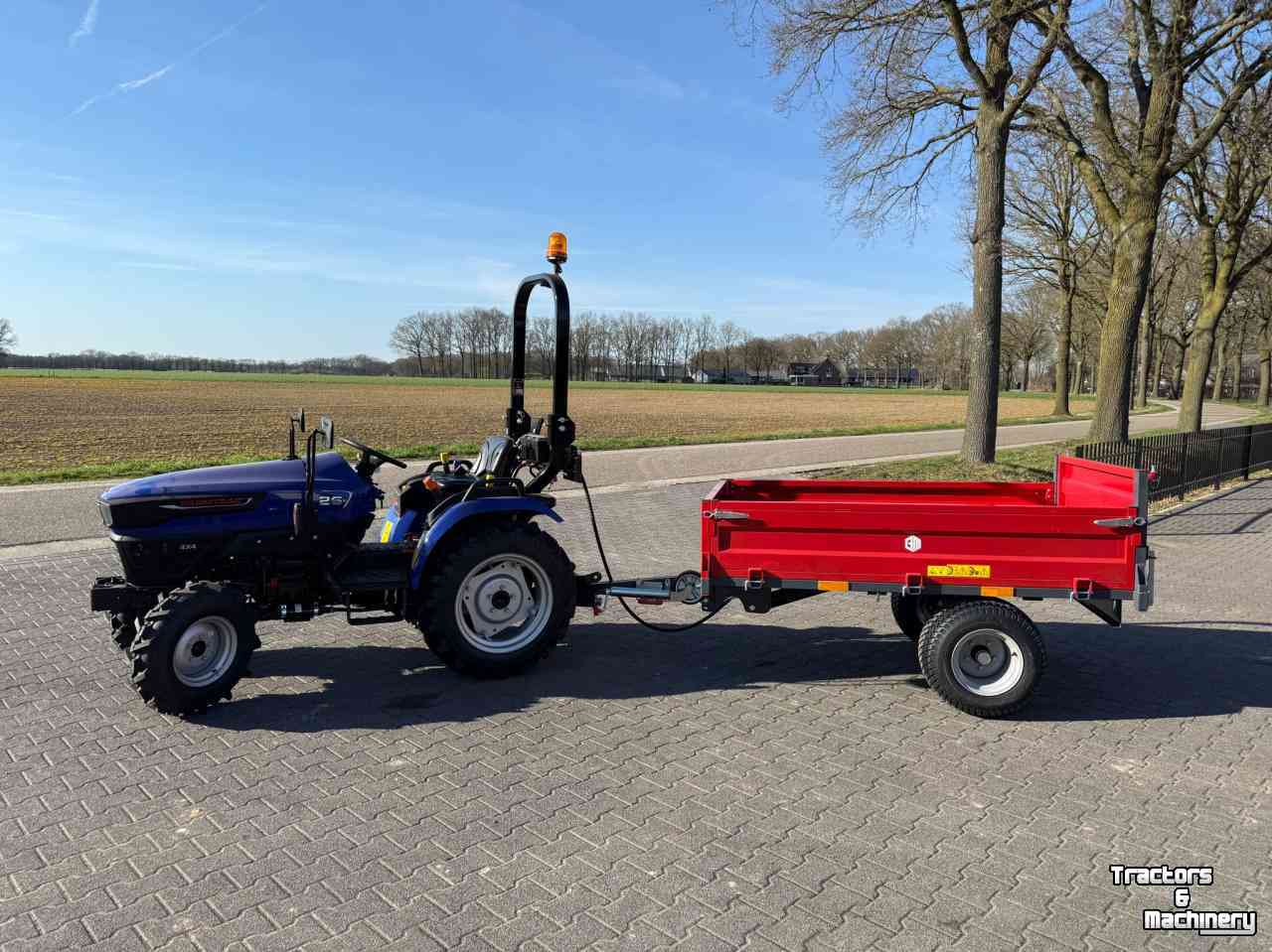 Gronddumper / Zandkipper / Grondverzetkipwagen / Dumper  Garmech Trailer 2500kg - Enkelasser Kipwagen
