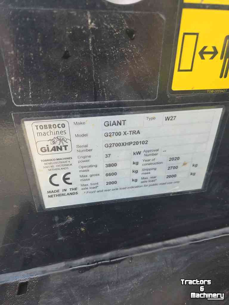 Shovel / Wiellader / Kniklader Giant G2700HD+ X-TRA