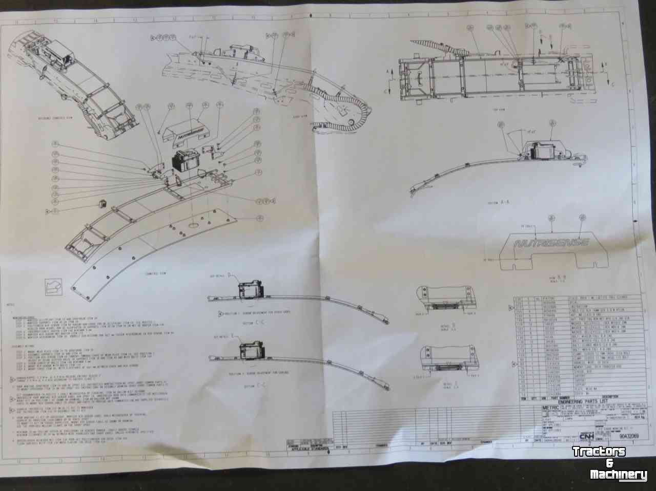 Veldhakselaar New Holland CNH NIR Sensor Diakit parts nr:90432069 gewas annelist sensor