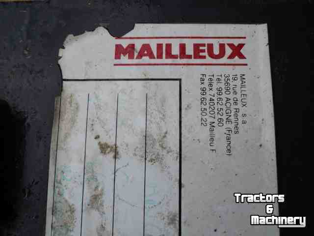 Front-laders Mailleux Aanbouwdelen MX