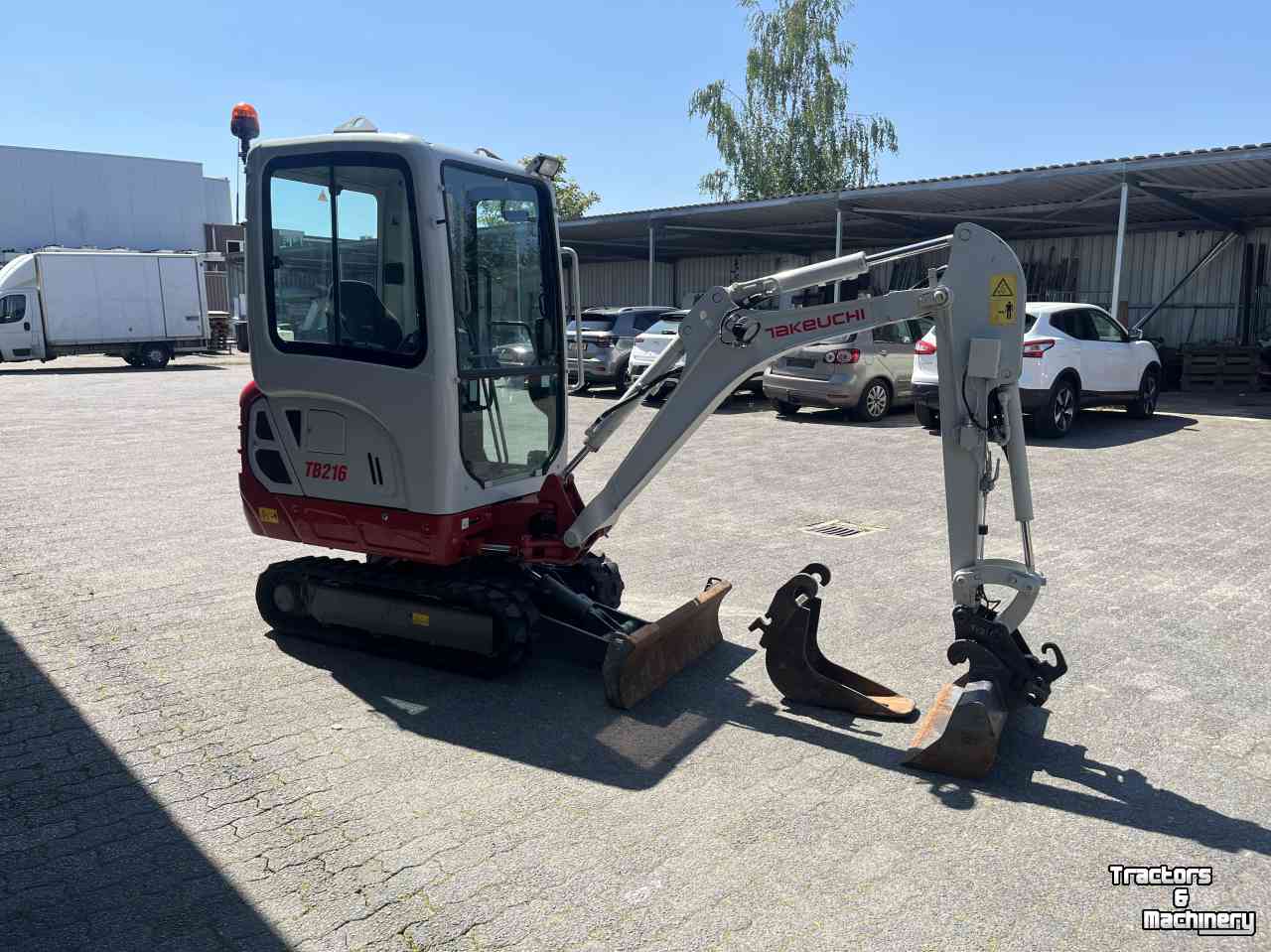 Mini-graver / Mini-graafmachine Takeuchi TB216 2023, 1000 uur
