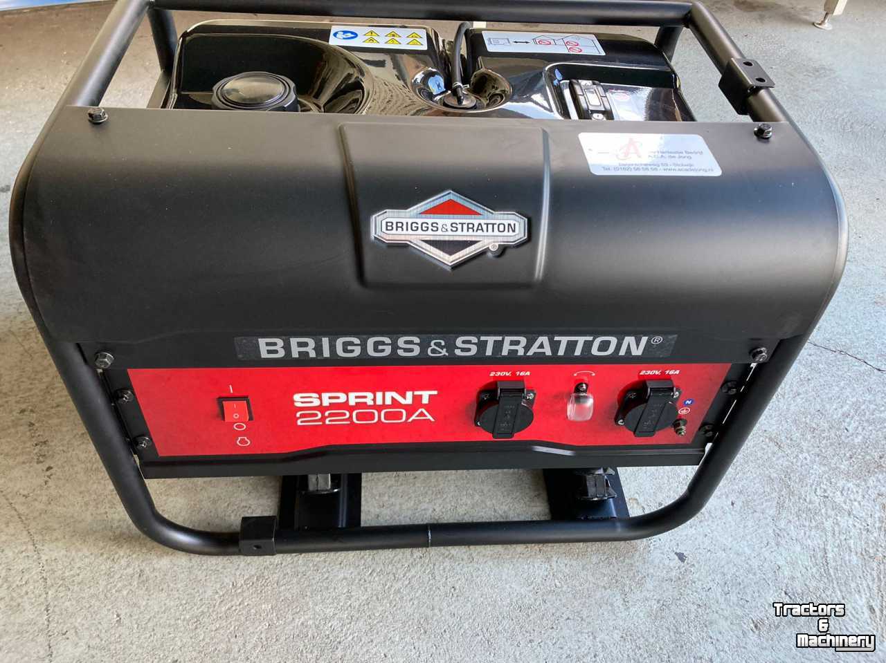 Aggregaten Briggs en Stratton Sprint 2200 A generator