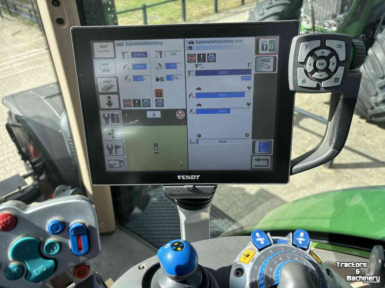 Tractor / Trekker Fendt 720 S4 Profi Plus Rtk Frontaftakas
