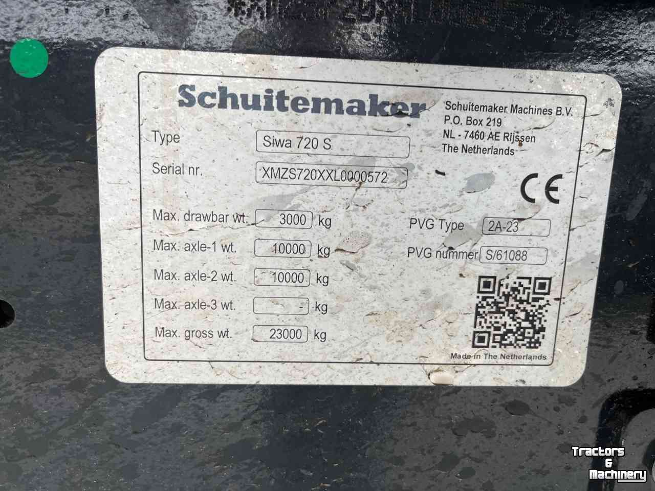 Silagewagen Schuitemaker SIWA 720