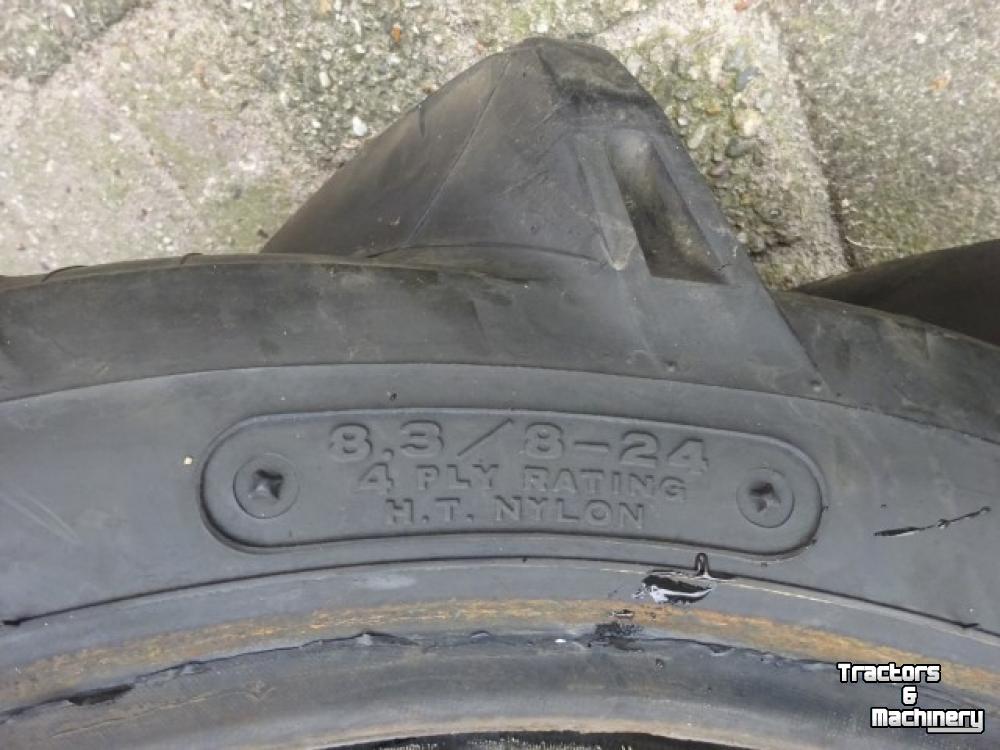 Wielen, Banden, Velgen & Afstandsringen Bridgestone set banden 8.3/8-24
