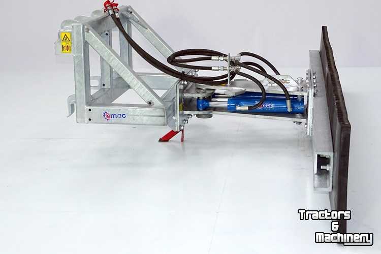 Rubberschuif Qmac Modulo rabot caoutchouc pour neige 180cm avec montage Schaffer