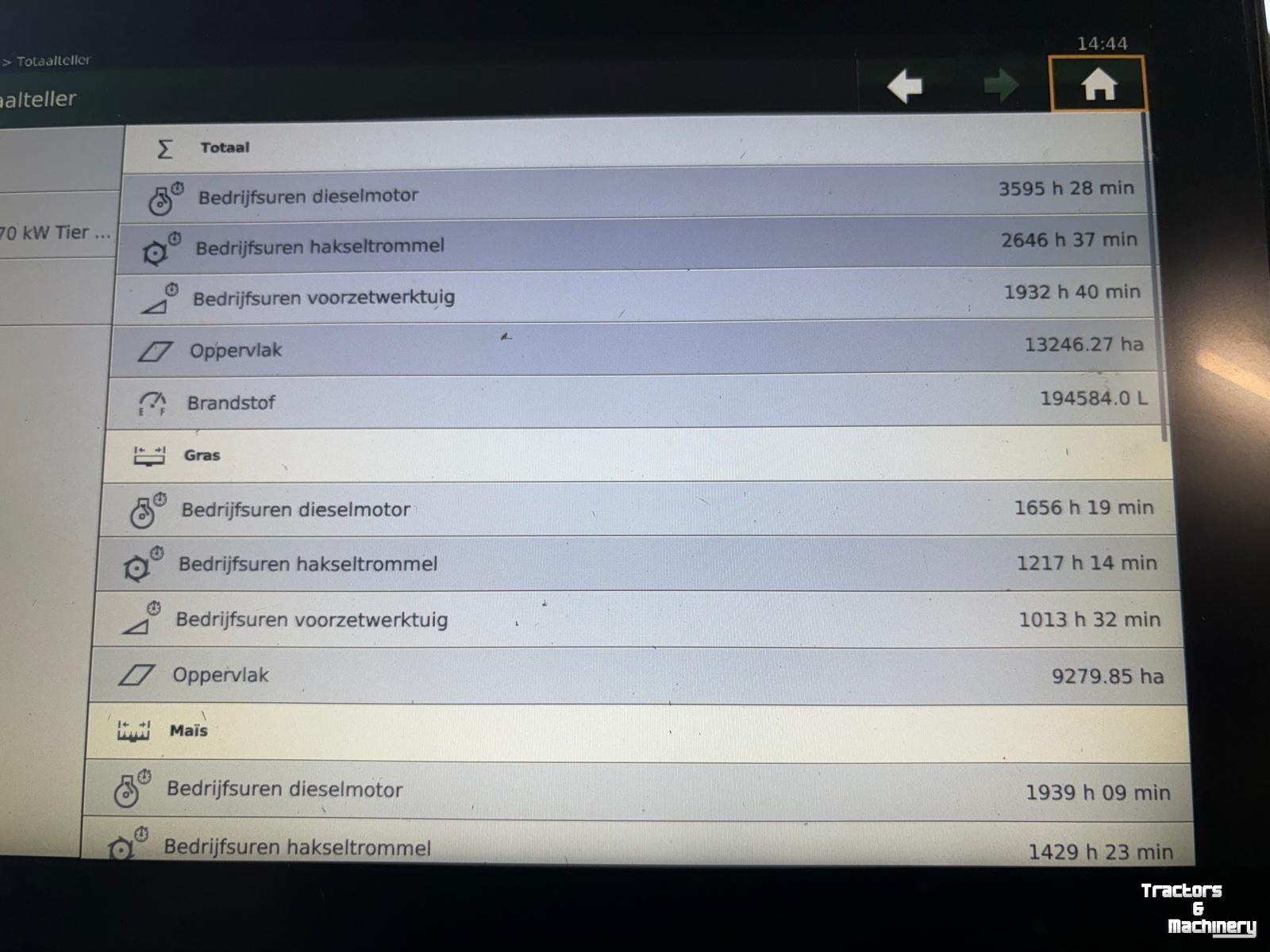 Veldhakselaar Krone Big X 780 + EC 900-3 + EF 300S