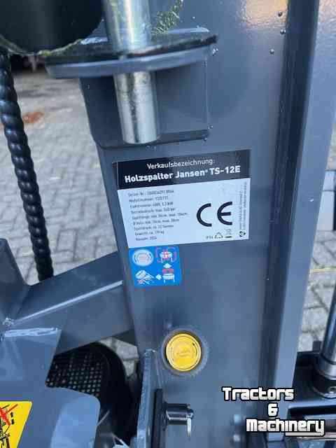 Kliefmachine / Houtklover Jansen houtkloof machine , houtklover electrisch , ts-12e , TS12E
