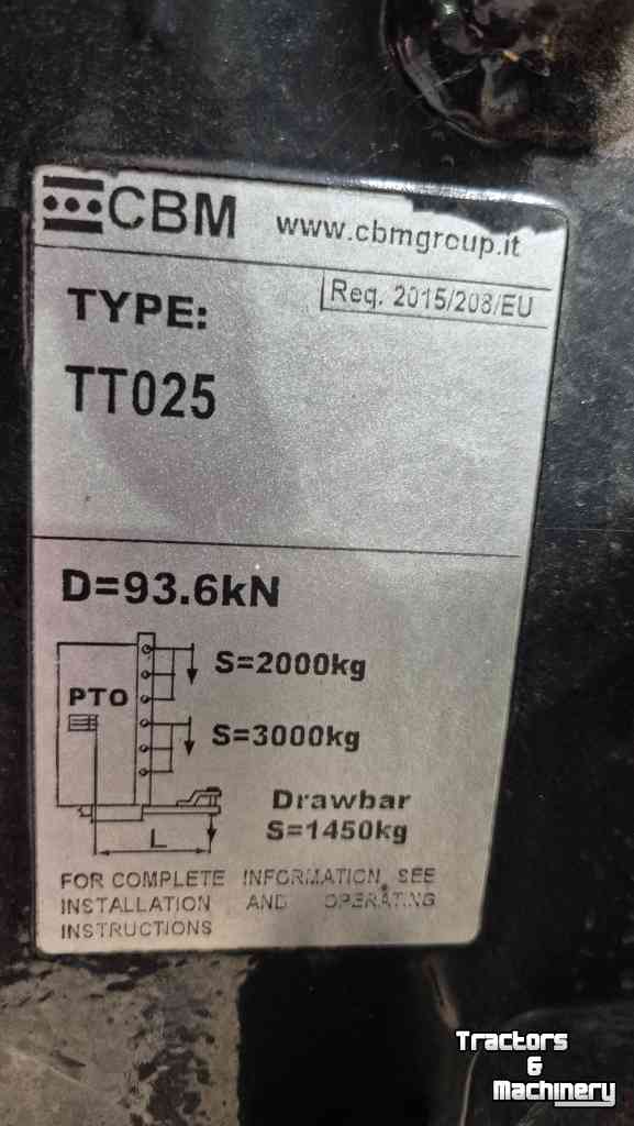 Overige traktoren en toebehoren New Holland Case-IH trekhaakrail slede