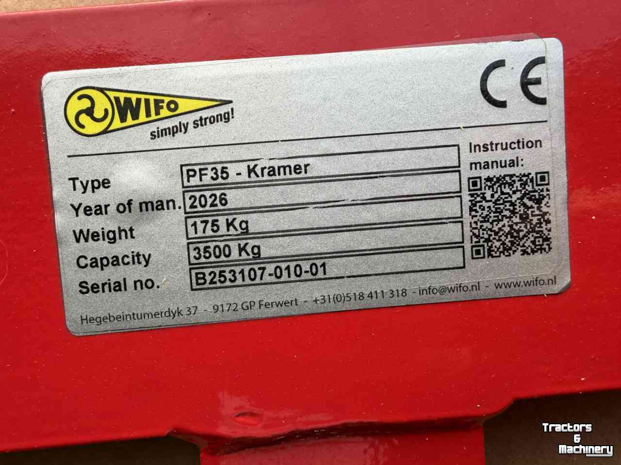 Palletvorken Kramer PF35