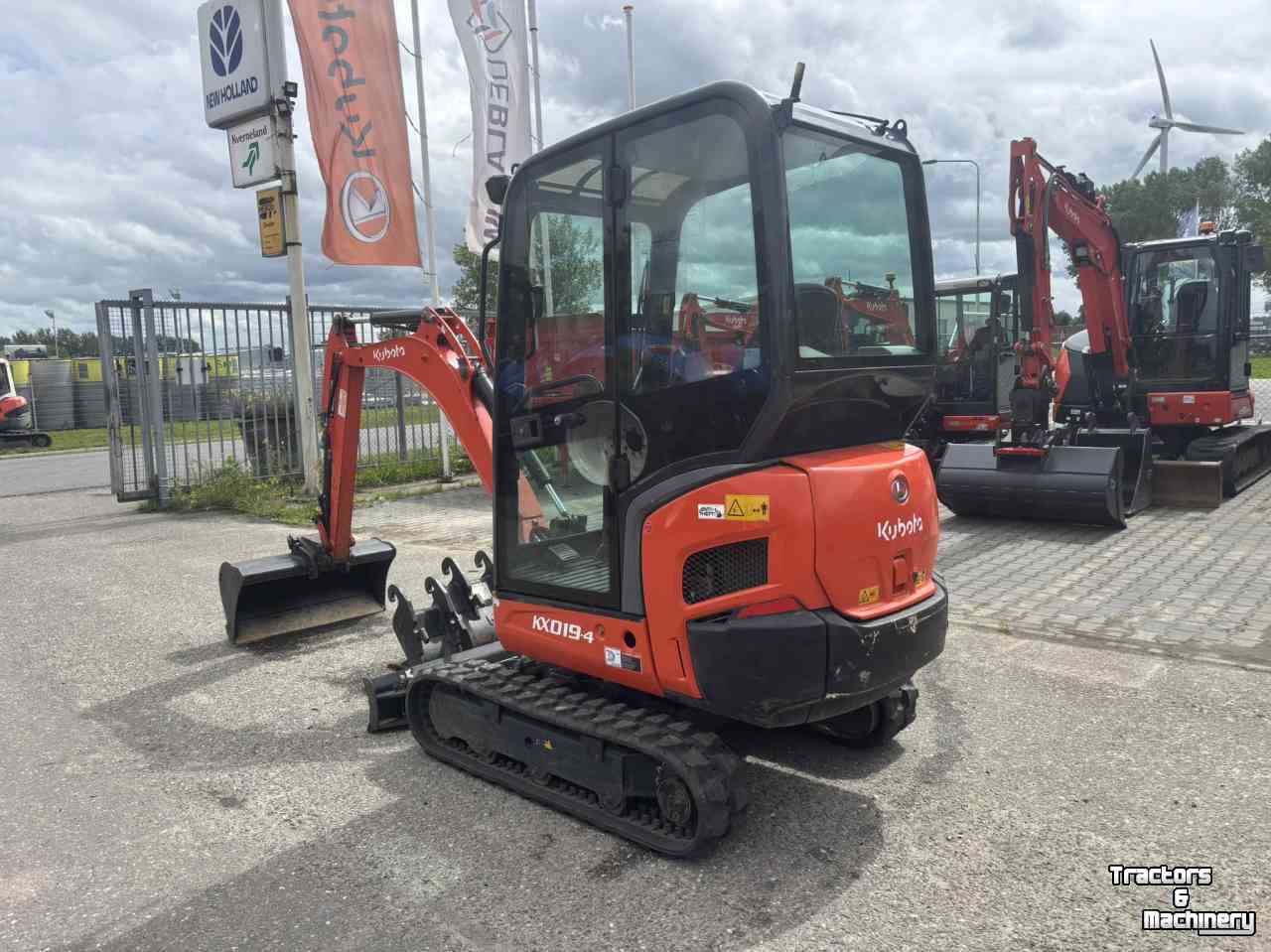 Mini-graver / Mini-graafmachine Kubota KX019-4
