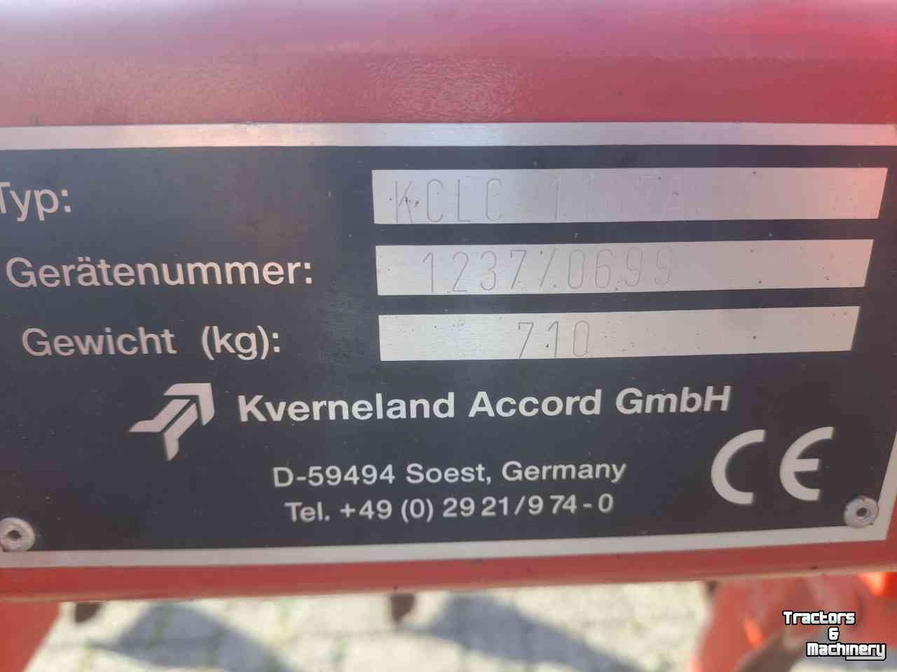 Cultivator Kverneland Clc woeler vaste tand cultivator