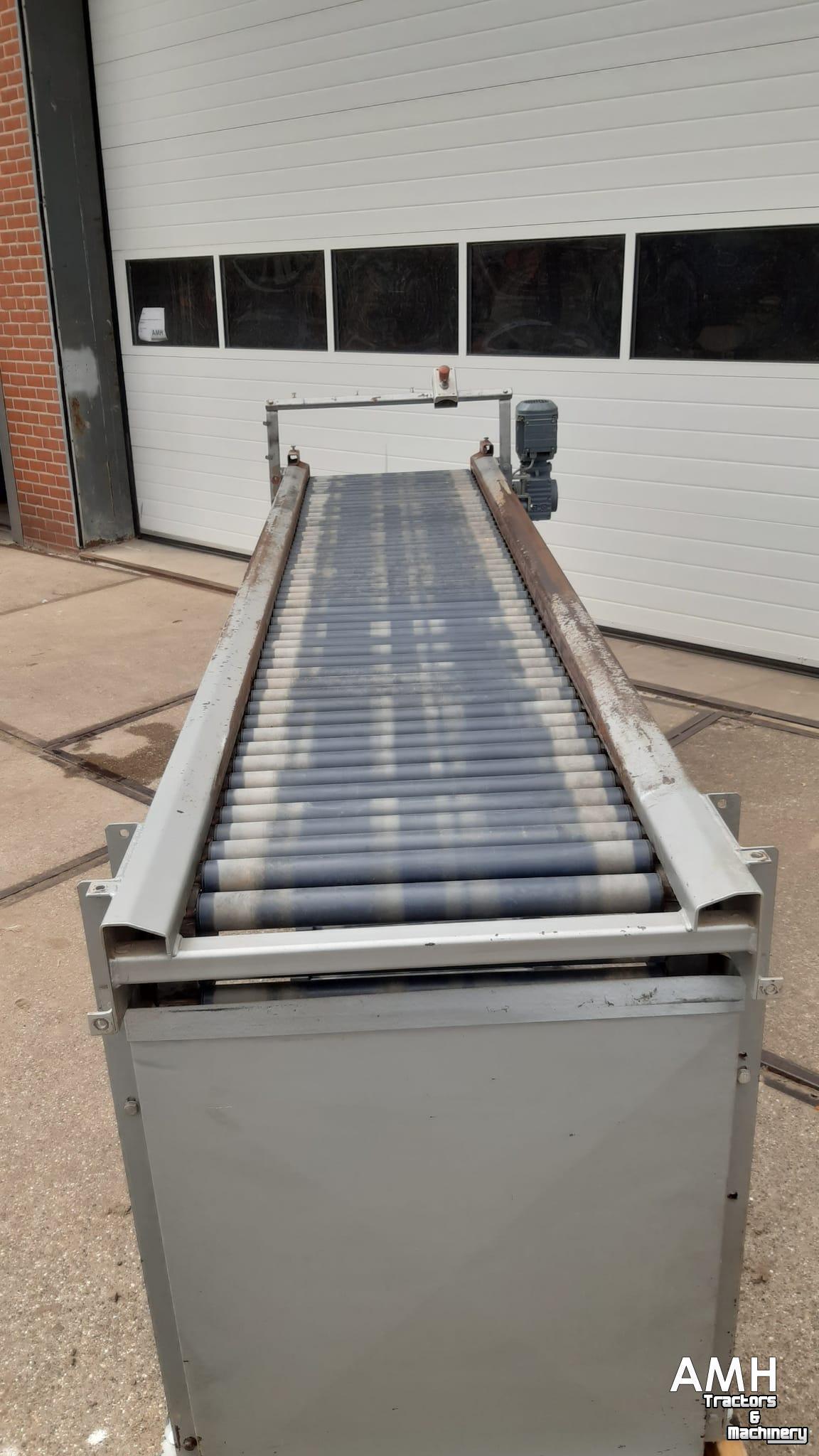 Sorteermachine Grisnich Rollenleestafel 3050x600 ROLLENLEESTAFEL ROLLER INSPECTION BELT ROLLENVERLESETISCH