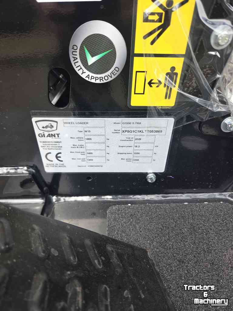 Shovel / Wiellader / Kniklader Giant G1500 X-tra - 53869