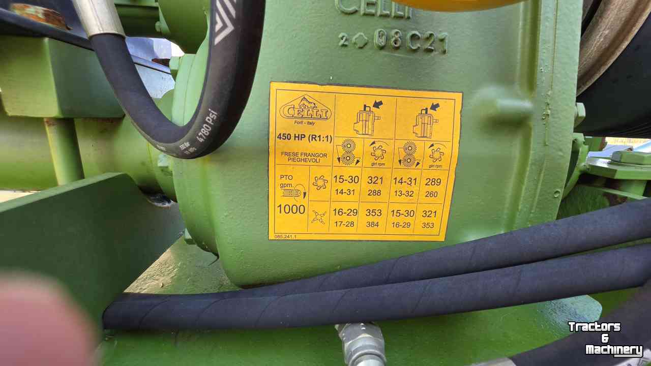 Grondfrees Celli Super Tiger 450P