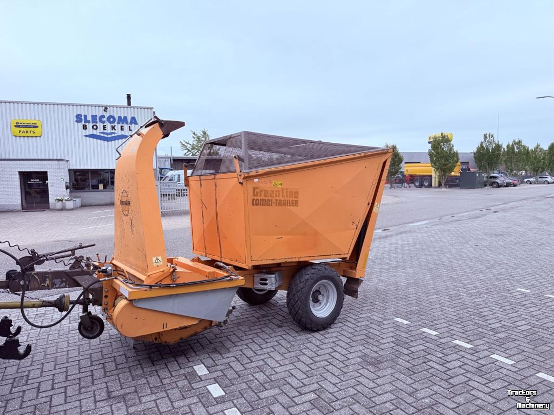Zitmaaier Greenline Combi-Trailer Klepelmaaier