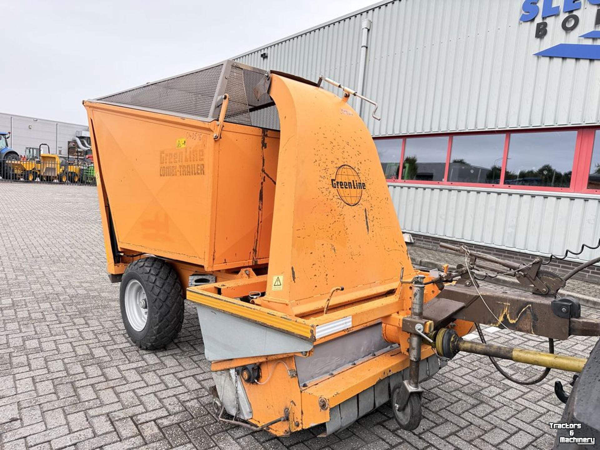 Zitmaaier Greenline Combi-Trailer Klepelmaaier