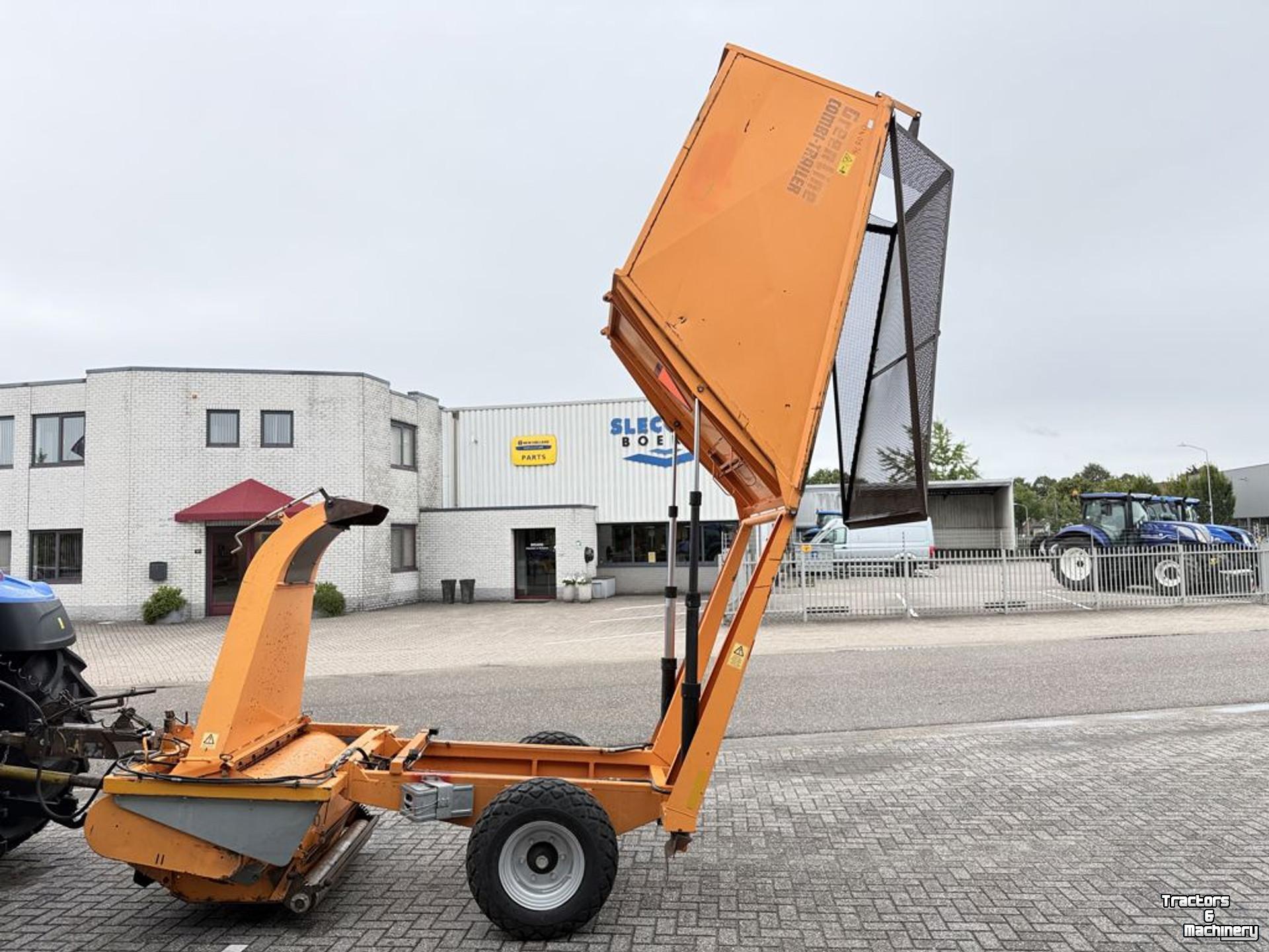Zitmaaier Greenline Combi-Trailer Klepelmaaier