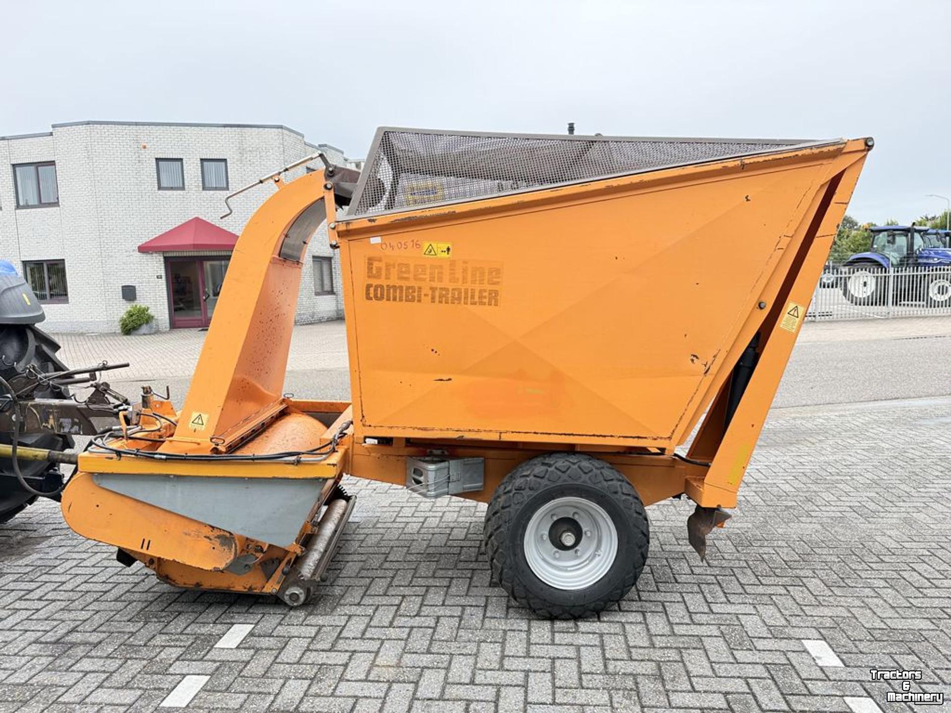 Zitmaaier Greenline Combi-Trailer Klepelmaaier