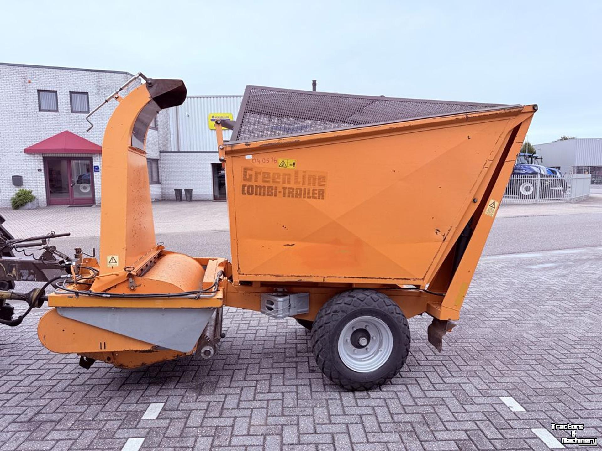 Zitmaaier Greenline Combi-Trailer Klepelmaaier