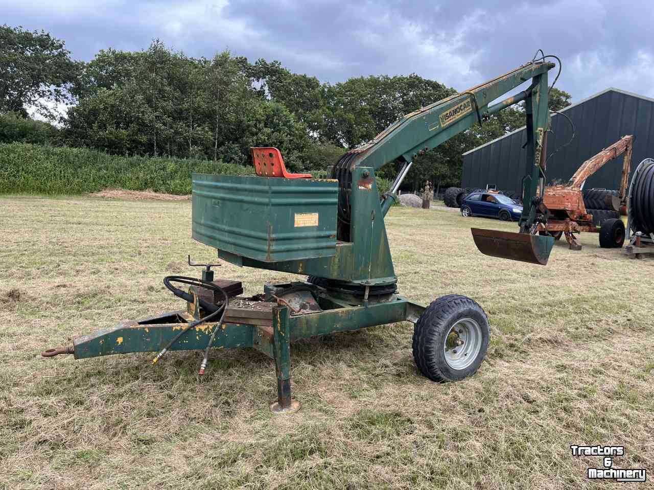 Bandenkraan / Graafmachine op wielen Visanocar Bandenkraan, getrokken kraan, kraan, graafmachine diversen
