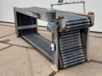 Sorteermachine Grisnich Rollenleestafel 3050x600 ROLLENLEESTAFEL ROLLER INSPECTION BELT ROLLENVERLESETISCH