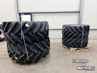 Wielen, Banden, Velgen & Afstandsringen BKT 710/60 R38 + 600/60 R28 op velg