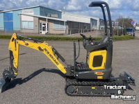 Mini-graver / Mini-graafmachine New Holland E12D minikraan incl 3 bakken