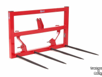 Balenprikker / Stroprikker / Balenspies Qmac 4 tands Balenvork EURO DRIEPUNT