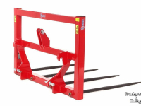Balenprikker / Stroprikker / Balenspies Qmac 4 tands Balenvork EURO DRIEPUNT