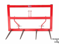 Balenprikker / Stroprikker / Balenspies Qmac 4 tands Balenvork EURO DRIEPUNT