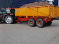 Kipper / Kiepwagen / Landbouwkipper Cebeco 12 ton, met geveerd tandem